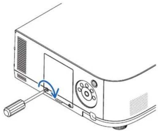 RICOH PJ X6181N - Reattach the lamp cover. - 2
