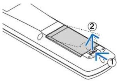 Diagram of a device's internal structure with numbered components and blue arrows indicating movement or force