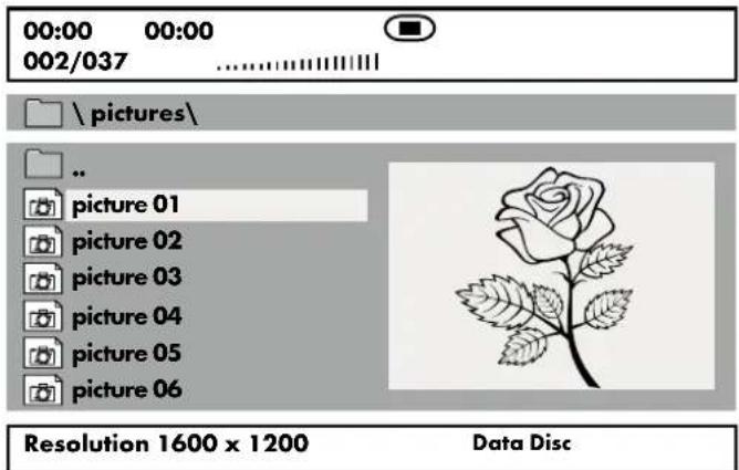 SILVERCREST SPDP 18 A1 - Riproduzione di file JPEG/MP3/MPEG4 - 2