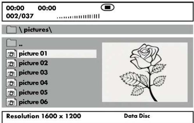 SILVERCREST SPDP 18 A1 - Redarea fişierelor JPEG/MP3/MPEG4 - 2