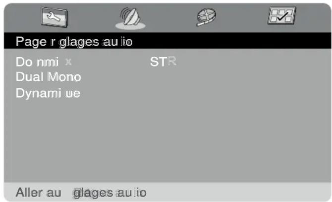 Page r glages au io Do nmi x STR Dual Mono Dynami ue Aller au glages au io