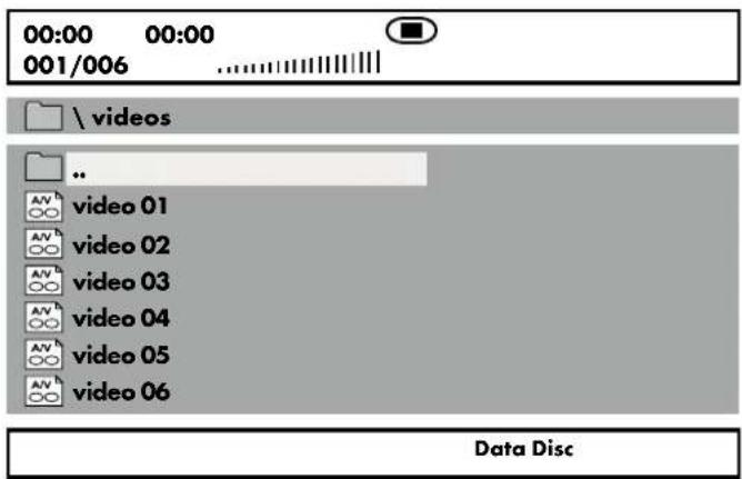 00:00 00:00 001/006 ...... \ videos .. AVb video 01 AVb video 02 AVb video 03 AVb video 04 AVb video 05 AVb video 06 Data Disc