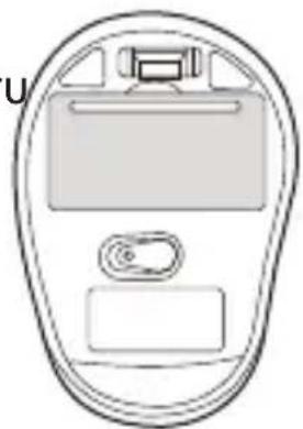 SILVERCREST SFM 4 B2 - Pregătirea mouse-ului – introducerea/înlocuirea bateriei - 1