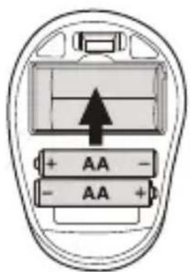 SILVERCREST SFM 4 B2 - Pregătirea mouse-ului – introducerea/înlocuirea bateriei - 2