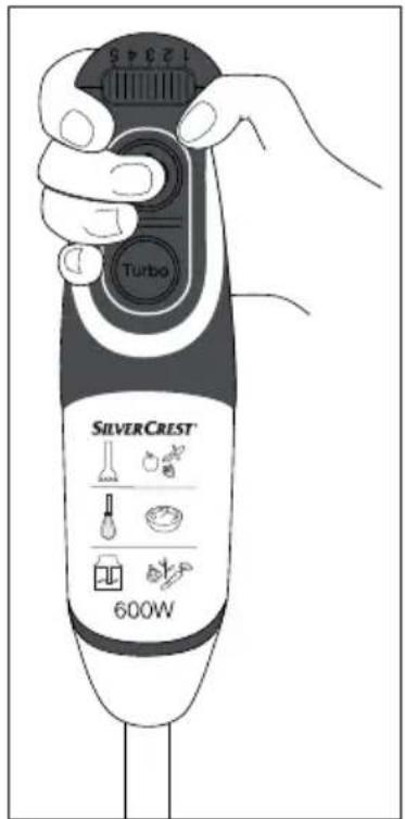 12045 Turbo SILVERCREST® 600W