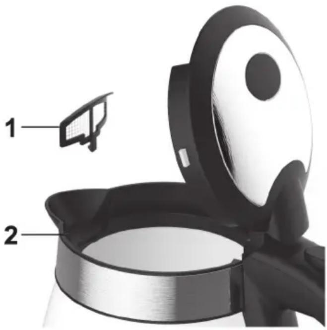 SILVERCREST SWKK 2400 A1 - Czyszczenie filtra zatrzymującego osady (1) - 1