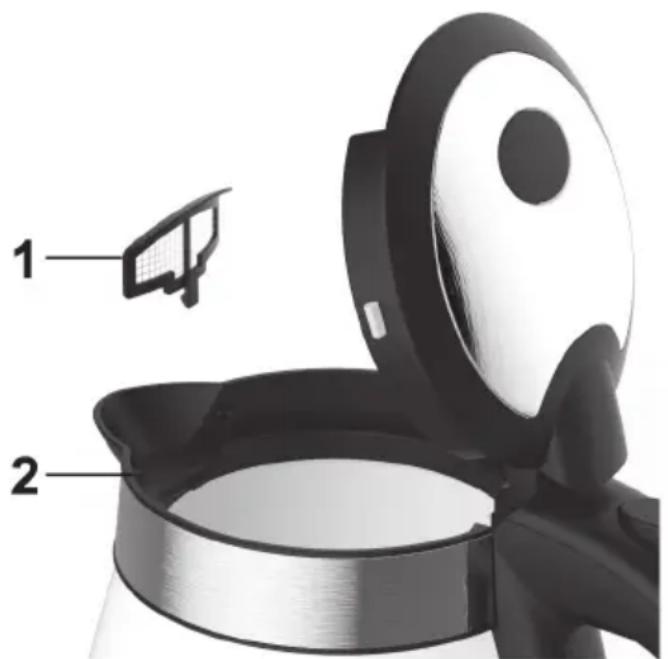 SILVERCREST SWKK 2400 A1 - Čištění filtru na nečistoty (1) - 1