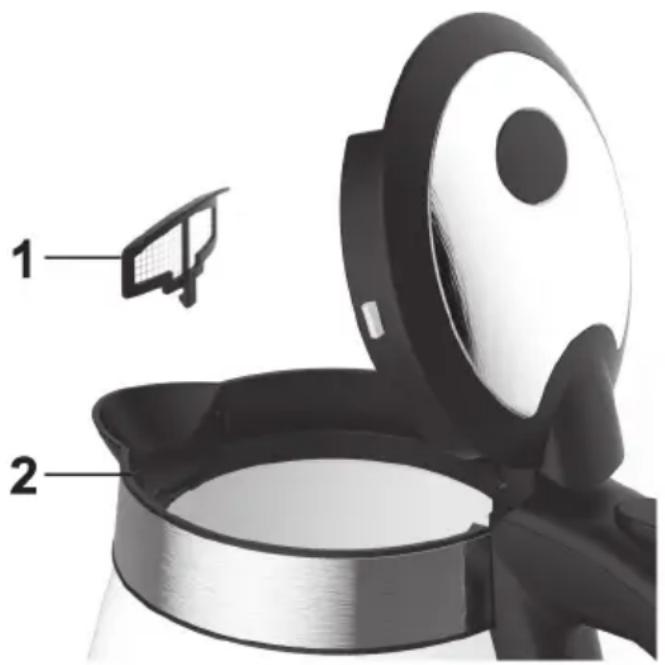 SILVERCREST SWKK 2400 A1 - Čistenie filtra vodného kameňa (1) - 1