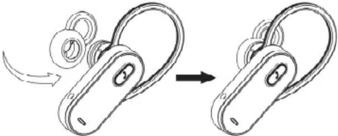 SILVERCREST SBH 3.0 A1 - Remplacement de l'embout auriculaire - 1