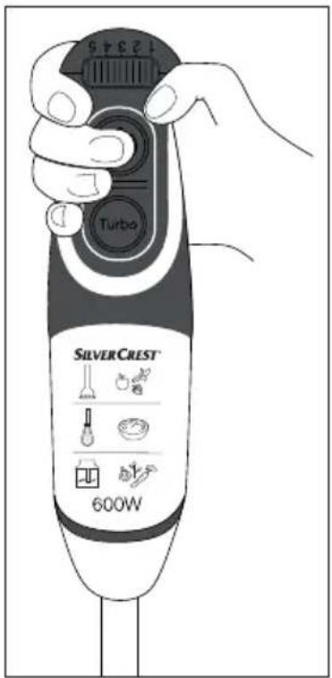 12545 Turbo SILVERCREST® 600W
