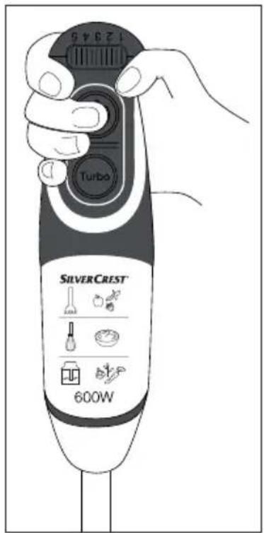 SILVERCREST SSMS 600 B3 - Hålla produkten - 1