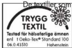 SILVERCREST SLUB 85 A1 - De textilier som används - 1