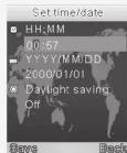 SereneLife SLBCAM20 - Time and date - 2