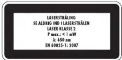 POWERFIX PLW 3 A1 - Fare på grund af laserstråler - 1