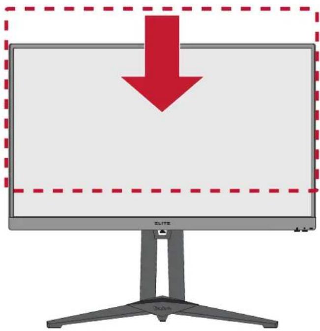 VIEWSONIC XG270QC - Justering af højden - 1