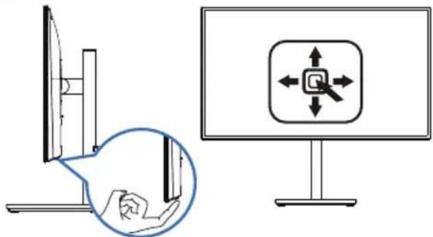 PHILIPS 279C9 - Beskrivelse af betjeningsknapperne - 1