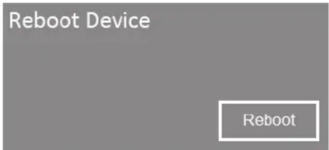 Reboot Device Reboot