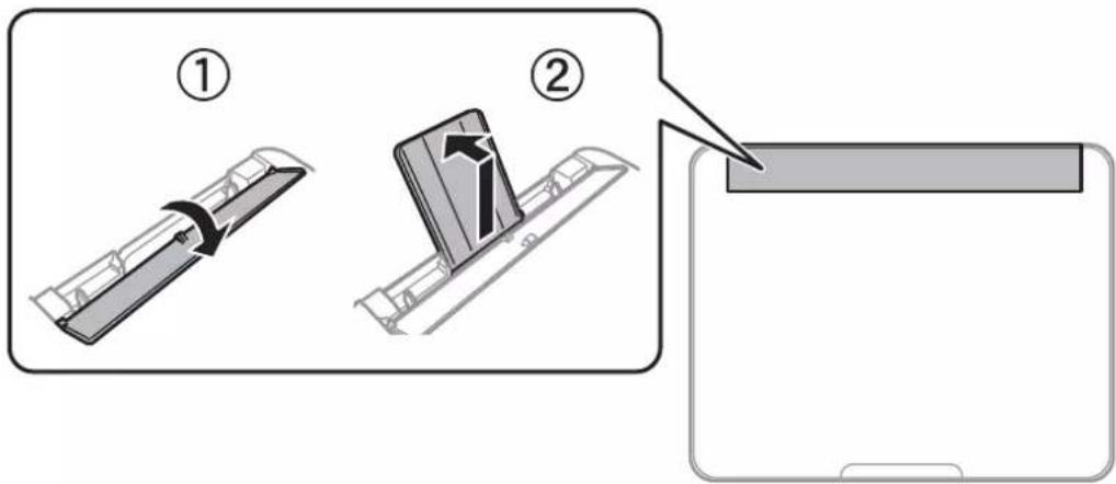 EPSON EcoTank ET-2700 - Ilægning af papir i Bageste papirindføring - 1