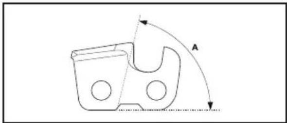 Technical line drawing of a mechanical component with curved and straight sections, no text or symbols present