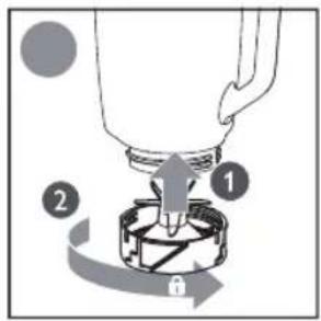 Diagram illustrating a mechanical or electrical process with labeled components and directional arrows indicating motion or movement.