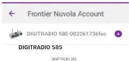 Frontier Nuvola Account DIGITRADIO 585 002261736fec DIGITRADIO 585 DIGITRADIO 585