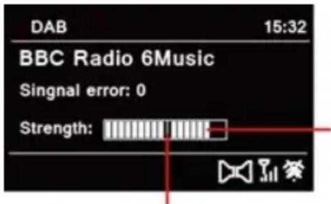 DAB 15:32 BBC Radio 6Music Singnal error: 0 Strength: