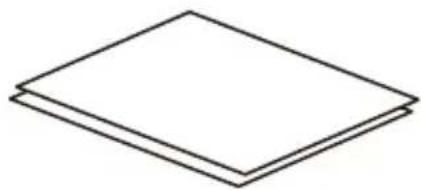 Simple line drawing of two overlapping diamond shapes (no text or symbols)