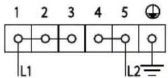 1 2 3 4 5 L1 L2