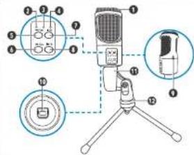 Steren MIC-555 - PARTS - 1
