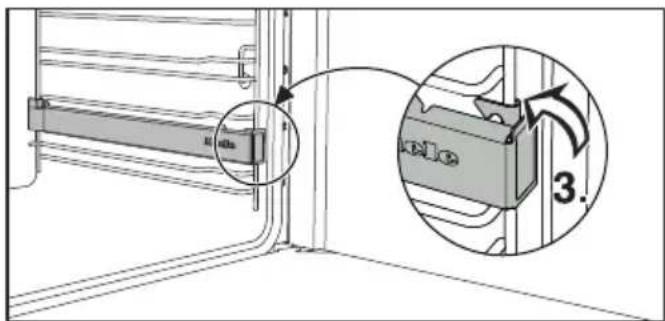 MIELE DGC 7540 - FlexiClip-udtræk monteres og afmonteres - 2