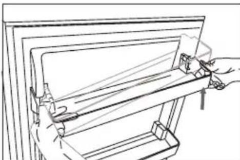 GORENJE RF3121PW4 - Flytbare hylder/holdere - 2
