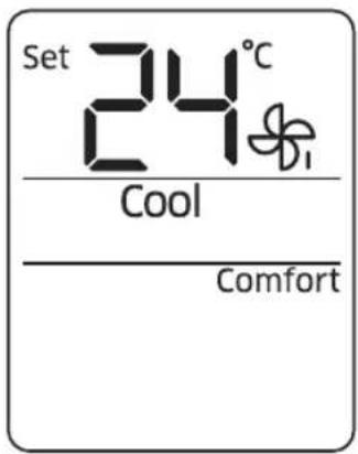 Set 24°C Cool Comfort