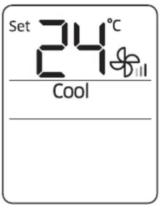 Set 24°C Cool