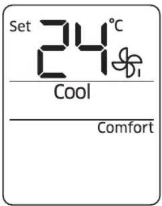 Set 24°C Cool Comfort