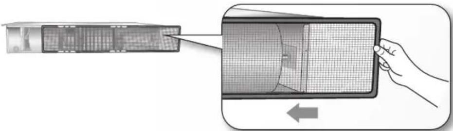 SAMSUNG AC140MNMDKH/EU - Rensning af luftfilter - 3