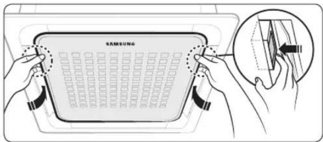 SAMSUNG AC120NN4DKH/EU - Aftmontering af luftfilteret - 1