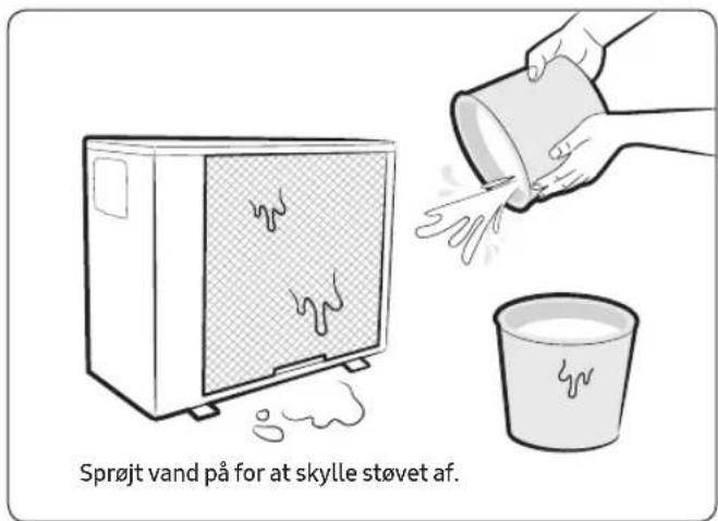 SAMSUNG AC120NN4DKH/EU - Rengøring af udendørsenheden på varmeveksleren - 1