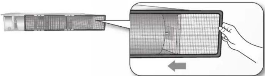 SAMSUNG AC071MNMDKH/EU - Rensning af luftfilter - 3