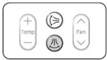 SAMSUNG AC071MNCDKH/EU - Valg af viftehastighed - 1
