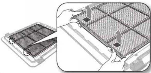 SAMSUNG AC052MNNDKH/EU - Afmonter frontristen. - 3