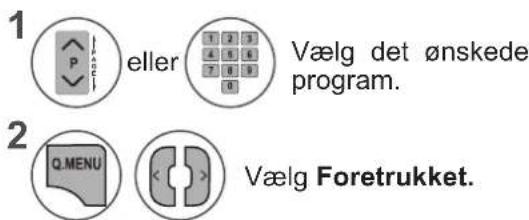 LG M2762DP - ■ Sådan vælger du foretrukket program - 2
