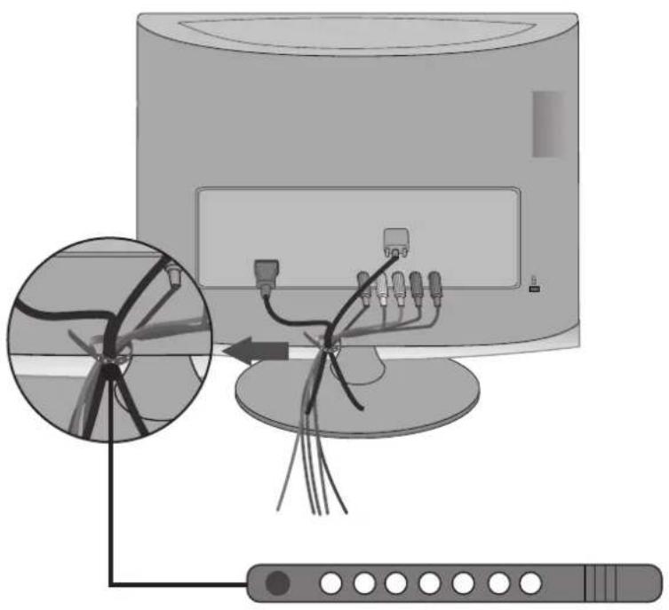 LG M2762DP - BAGPANEL TIL TILSLUTNINGSSKEMA - 1