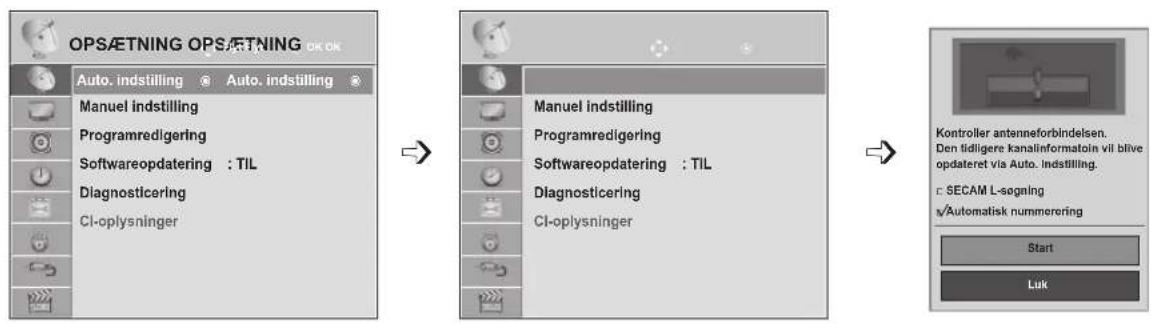 LG M2762DP - AUTOMATISK PROGRAMINDSTILLING - 1