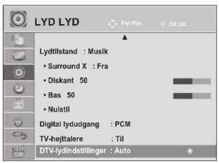 LG M2762DP - DTV-LYDINDSTILLING (KUN I DIGITAL TILSTAND) - 1