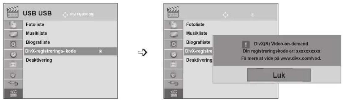 LG M2762DP - DIVX-REGISTRERINGSKODE - 1