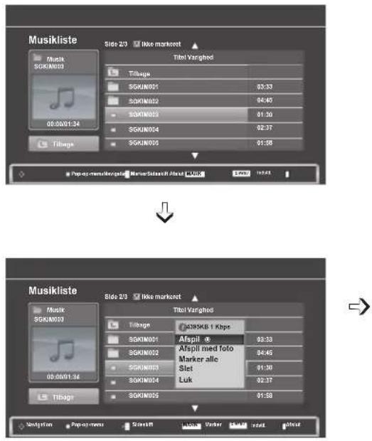 LG M2762DP - SÅDAN BRUGER DU EN USB-ENHED - 1