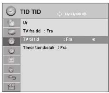 LG M2762DP - INDSTILLING AF AUTOMATISK TÆNDING/SLUKNING - 1