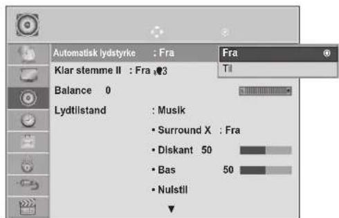 LG M2762DP - AUTOMATISK INDSTILLING AF LYDSTYRKE - 2