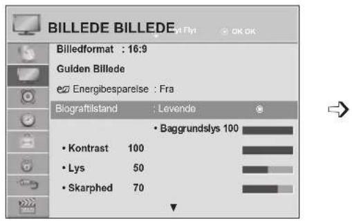 LG M2762DP - Forvalg af billedtilstand - 1