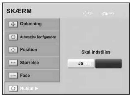 LG M2762DP - Nulstilling af skærm - 2